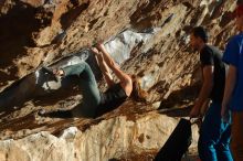 Bouldering in Hueco Tanks on 01/05/2020 with Blue Lizard Climbing and Yoga

Filename: SRM_20200105_1659220.jpg
Aperture: f/4.0
Shutter Speed: 1/500
Body: Canon EOS-1D Mark II
Lens: Canon EF 50mm f/1.8 II