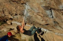 Bouldering in Hueco Tanks on 01/05/2020 with Blue Lizard Climbing and Yoga

Filename: SRM_20200105_1701330.jpg
Aperture: f/5.6
Shutter Speed: 1/640
Body: Canon EOS-1D Mark II
Lens: Canon EF 50mm f/1.8 II