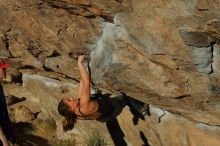 Bouldering in Hueco Tanks on 01/05/2020 with Blue Lizard Climbing and Yoga

Filename: SRM_20200105_1701400.jpg
Aperture: f/5.6
Shutter Speed: 1/640
Body: Canon EOS-1D Mark II
Lens: Canon EF 50mm f/1.8 II