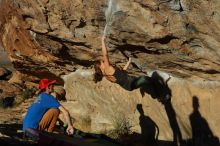 Bouldering in Hueco Tanks on 01/05/2020 with Blue Lizard Climbing and Yoga

Filename: SRM_20200105_1704320.jpg
Aperture: f/5.0
Shutter Speed: 1/640
Body: Canon EOS-1D Mark II
Lens: Canon EF 50mm f/1.8 II