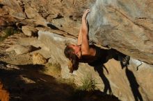 Bouldering in Hueco Tanks on 01/05/2020 with Blue Lizard Climbing and Yoga

Filename: SRM_20200105_1704420.jpg
Aperture: f/5.0
Shutter Speed: 1/640
Body: Canon EOS-1D Mark II
Lens: Canon EF 50mm f/1.8 II