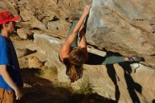 Bouldering in Hueco Tanks on 01/05/2020 with Blue Lizard Climbing and Yoga

Filename: SRM_20200105_1704450.jpg
Aperture: f/5.0
Shutter Speed: 1/640
Body: Canon EOS-1D Mark II
Lens: Canon EF 50mm f/1.8 II