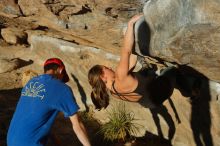 Bouldering in Hueco Tanks on 01/05/2020 with Blue Lizard Climbing and Yoga

Filename: SRM_20200105_1707110.jpg
Aperture: f/5.0
Shutter Speed: 1/640
Body: Canon EOS-1D Mark II
Lens: Canon EF 50mm f/1.8 II