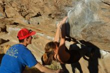 Bouldering in Hueco Tanks on 01/05/2020 with Blue Lizard Climbing and Yoga

Filename: SRM_20200105_1707150.jpg
Aperture: f/5.0
Shutter Speed: 1/640
Body: Canon EOS-1D Mark II
Lens: Canon EF 50mm f/1.8 II