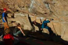 Bouldering in Hueco Tanks on 01/05/2020 with Blue Lizard Climbing and Yoga

Filename: SRM_20200105_1709580.jpg
Aperture: f/5.0
Shutter Speed: 1/640
Body: Canon EOS-1D Mark II
Lens: Canon EF 50mm f/1.8 II