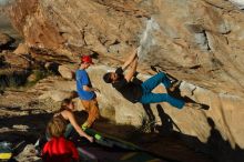 Bouldering in Hueco Tanks on 01/05/2020 with Blue Lizard Climbing and Yoga

Filename: SRM_20200105_1710040.jpg
Aperture: f/5.0
Shutter Speed: 1/640
Body: Canon EOS-1D Mark II
Lens: Canon EF 50mm f/1.8 II