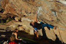 Bouldering in Hueco Tanks on 01/05/2020 with Blue Lizard Climbing and Yoga

Filename: SRM_20200105_1710080.jpg
Aperture: f/5.0
Shutter Speed: 1/640
Body: Canon EOS-1D Mark II
Lens: Canon EF 50mm f/1.8 II