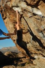 Bouldering in Hueco Tanks on 01/05/2020 with Blue Lizard Climbing and Yoga

Filename: SRM_20200105_1713501.jpg
Aperture: f/3.2
Shutter Speed: 1/1250
Body: Canon EOS-1D Mark II
Lens: Canon EF 50mm f/1.8 II