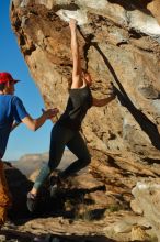 Bouldering in Hueco Tanks on 01/05/2020 with Blue Lizard Climbing and Yoga

Filename: SRM_20200105_1713510.jpg
Aperture: f/2.8
Shutter Speed: 1/1250
Body: Canon EOS-1D Mark II
Lens: Canon EF 50mm f/1.8 II