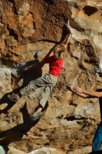 Bouldering in Hueco Tanks on 01/05/2020 with Blue Lizard Climbing and Yoga

Filename: SRM_20200105_1720480.jpg
Aperture: f/2.8
Shutter Speed: 1/1250
Body: Canon EOS-1D Mark II
Lens: Canon EF 50mm f/1.8 II