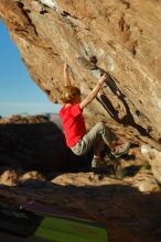 Bouldering in Hueco Tanks on 01/05/2020 with Blue Lizard Climbing and Yoga

Filename: SRM_20200105_1723310.jpg
Aperture: f/2.8
Shutter Speed: 1/1250
Body: Canon EOS-1D Mark II
Lens: Canon EF 50mm f/1.8 II