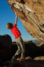 Bouldering in Hueco Tanks on 01/05/2020 with Blue Lizard Climbing and Yoga

Filename: SRM_20200105_1723374.jpg
Aperture: f/3.2
Shutter Speed: 1/1250
Body: Canon EOS-1D Mark II
Lens: Canon EF 50mm f/1.8 II