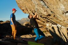 Bouldering in Hueco Tanks on 01/05/2020 with Blue Lizard Climbing and Yoga

Filename: SRM_20200105_1727540.jpg
Aperture: f/4.0
Shutter Speed: 1/1000
Body: Canon EOS-1D Mark II
Lens: Canon EF 50mm f/1.8 II