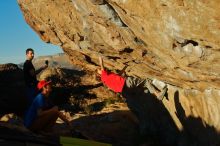 Bouldering in Hueco Tanks on 01/05/2020 with Blue Lizard Climbing and Yoga

Filename: SRM_20200105_1733390.jpg
Aperture: f/4.5
Shutter Speed: 1/1000
Body: Canon EOS-1D Mark II
Lens: Canon EF 50mm f/1.8 II