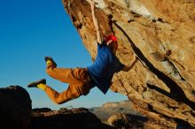 Bouldering in Hueco Tanks on 01/05/2020 with Blue Lizard Climbing and Yoga

Filename: SRM_20200105_1735550.jpg
Aperture: f/4.5
Shutter Speed: 1/1000
Body: Canon EOS-1D Mark II
Lens: Canon EF 50mm f/1.8 II