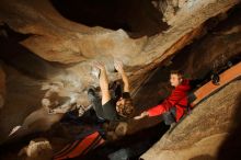 Bouldering in Hueco Tanks on 01/04/2020 with Blue Lizard Climbing and Yoga

Filename: SRM_20200104_1102020.jpg
Aperture: f/6.3
Shutter Speed: 1/250
Body: Canon EOS-1D Mark II
Lens: Canon EF 16-35mm f/2.8 L