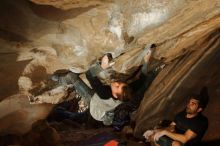 Bouldering in Hueco Tanks on 01/04/2020 with Blue Lizard Climbing and Yoga

Filename: SRM_20200104_1105190.jpg
Aperture: f/6.3
Shutter Speed: 1/250
Body: Canon EOS-1D Mark II
Lens: Canon EF 16-35mm f/2.8 L