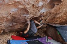 Bouldering in Hueco Tanks on 01/04/2020 with Blue Lizard Climbing and Yoga

Filename: SRM_20200104_1241360.jpg
Aperture: f/3.5
Shutter Speed: 1/250
Body: Canon EOS-1D Mark II
Lens: Canon EF 16-35mm f/2.8 L