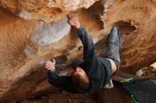 Bouldering in Hueco Tanks on 01/04/2020 with Blue Lizard Climbing and Yoga

Filename: SRM_20200104_1304460.jpg
Aperture: f/3.5
Shutter Speed: 1/250
Body: Canon EOS-1D Mark II
Lens: Canon EF 50mm f/1.8 II