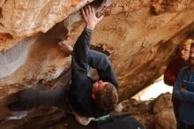 Bouldering in Hueco Tanks on 01/04/2020 with Blue Lizard Climbing and Yoga

Filename: SRM_20200104_1304530.jpg
Aperture: f/3.5
Shutter Speed: 1/250
Body: Canon EOS-1D Mark II
Lens: Canon EF 50mm f/1.8 II