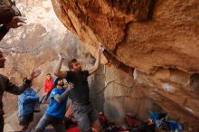 Bouldering in Hueco Tanks on 01/04/2020 with Blue Lizard Climbing and Yoga

Filename: SRM_20200104_1312500.jpg
Aperture: f/6.3
Shutter Speed: 1/200
Body: Canon EOS-1D Mark II
Lens: Canon EF 16-35mm f/2.8 L