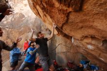 Bouldering in Hueco Tanks on 01/04/2020 with Blue Lizard Climbing and Yoga

Filename: SRM_20200104_1312500.jpg
Aperture: f/6.3
Shutter Speed: 1/200
Body: Canon EOS-1D Mark II
Lens: Canon EF 16-35mm f/2.8 L