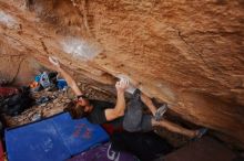 Bouldering in Hueco Tanks on 01/04/2020 with Blue Lizard Climbing and Yoga

Filename: SRM_20200104_1320260.jpg
Aperture: f/4.5
Shutter Speed: 1/200
Body: Canon EOS-1D Mark II
Lens: Canon EF 16-35mm f/2.8 L