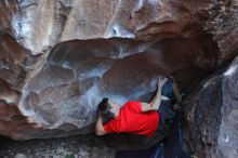 Bouldering in Hueco Tanks on 01/04/2020 with Blue Lizard Climbing and Yoga

Filename: SRM_20200104_1417330.jpg
Aperture: f/2.5
Shutter Speed: 1/250
Body: Canon EOS-1D Mark II
Lens: Canon EF 50mm f/1.8 II