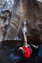 Bouldering in Hueco Tanks on 01/04/2020 with Blue Lizard Climbing and Yoga

Filename: SRM_20200104_1418190.jpg
Aperture: f/2.8
Shutter Speed: 1/250
Body: Canon EOS-1D Mark II
Lens: Canon EF 50mm f/1.8 II