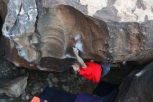 Bouldering in Hueco Tanks on 01/04/2020 with Blue Lizard Climbing and Yoga

Filename: SRM_20200104_1444431.jpg
Aperture: f/3.2
Shutter Speed: 1/250
Body: Canon EOS-1D Mark II
Lens: Canon EF 50mm f/1.8 II