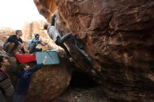 Bouldering in Hueco Tanks on 01/04/2020 with Blue Lizard Climbing and Yoga

Filename: SRM_20200104_1604030.jpg
Aperture: f/4.5
Shutter Speed: 1/250
Body: Canon EOS-1D Mark II
Lens: Canon EF 16-35mm f/2.8 L