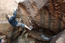 Bouldering in Hueco Tanks on 01/04/2020 with Blue Lizard Climbing and Yoga

Filename: SRM_20200104_1618270.jpg
Aperture: f/3.5
Shutter Speed: 1/250
Body: Canon EOS-1D Mark II
Lens: Canon EF 16-35mm f/2.8 L