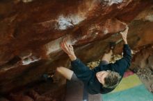 Bouldering in Hueco Tanks on 01/04/2020 with Blue Lizard Climbing and Yoga

Filename: SRM_20200104_1717590.jpg
Aperture: f/2.2
Shutter Speed: 1/200
Body: Canon EOS-1D Mark II
Lens: Canon EF 50mm f/1.8 II