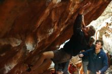 Bouldering in Hueco Tanks on 01/04/2020 with Blue Lizard Climbing and Yoga

Filename: SRM_20200104_1753220.jpg
Aperture: f/2.5
Shutter Speed: 1/200
Body: Canon EOS-1D Mark II
Lens: Canon EF 50mm f/1.8 II