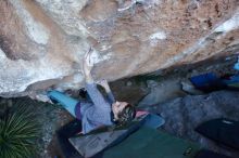 Bouldering in Hueco Tanks on 01/08/2020 with Blue Lizard Climbing and Yoga

Filename: SRM_20200108_1049520.jpg
Aperture: f/4.0
Shutter Speed: 1/250
Body: Canon EOS-1D Mark II
Lens: Canon EF 16-35mm f/2.8 L