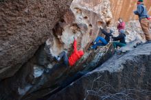 Bouldering in Hueco Tanks on 01/08/2020 with Blue Lizard Climbing and Yoga

Filename: SRM_20200108_1056300.jpg
Aperture: f/6.3
Shutter Speed: 1/250
Body: Canon EOS-1D Mark II
Lens: Canon EF 16-35mm f/2.8 L