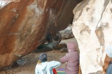 Bouldering in Hueco Tanks on 01/08/2020 with Blue Lizard Climbing and Yoga

Filename: SRM_20200108_1110380.jpg
Aperture: f/3.5
Shutter Speed: 1/250
Body: Canon EOS-1D Mark II
Lens: Canon EF 50mm f/1.8 II