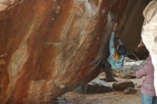 Bouldering in Hueco Tanks on 01/08/2020 with Blue Lizard Climbing and Yoga

Filename: SRM_20200108_1113480.jpg
Aperture: f/2.5
Shutter Speed: 1/250
Body: Canon EOS-1D Mark II
Lens: Canon EF 50mm f/1.8 II