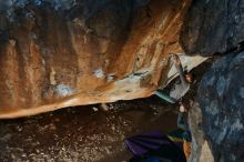 Bouldering in Hueco Tanks on 01/08/2020 with Blue Lizard Climbing and Yoga

Filename: SRM_20200108_1118570.jpg
Aperture: f/8.0
Shutter Speed: 1/250
Body: Canon EOS-1D Mark II
Lens: Canon EF 50mm f/1.8 II