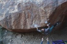 Bouldering in Hueco Tanks on 01/08/2020 with Blue Lizard Climbing and Yoga

Filename: SRM_20200108_1119270.jpg
Aperture: f/5.0
Shutter Speed: 1/250
Body: Canon EOS-1D Mark II
Lens: Canon EF 50mm f/1.8 II