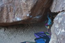 Bouldering in Hueco Tanks on 01/08/2020 with Blue Lizard Climbing and Yoga

Filename: SRM_20200108_1120430.jpg
Aperture: f/4.0
Shutter Speed: 1/250
Body: Canon EOS-1D Mark II
Lens: Canon EF 50mm f/1.8 II