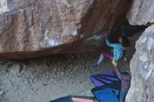 Bouldering in Hueco Tanks on 01/08/2020 with Blue Lizard Climbing and Yoga

Filename: SRM_20200108_1120580.jpg
Aperture: f/4.0
Shutter Speed: 1/250
Body: Canon EOS-1D Mark II
Lens: Canon EF 50mm f/1.8 II