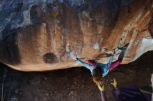 Bouldering in Hueco Tanks on 01/08/2020 with Blue Lizard Climbing and Yoga

Filename: SRM_20200108_1126040.jpg
Aperture: f/5.6
Shutter Speed: 1/250
Body: Canon EOS-1D Mark II
Lens: Canon EF 50mm f/1.8 II