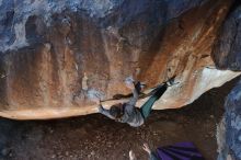 Bouldering in Hueco Tanks on 01/08/2020 with Blue Lizard Climbing and Yoga

Filename: SRM_20200108_1127070.jpg
Aperture: f/5.6
Shutter Speed: 1/250
Body: Canon EOS-1D Mark II
Lens: Canon EF 50mm f/1.8 II