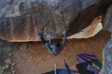 Bouldering in Hueco Tanks on 01/08/2020 with Blue Lizard Climbing and Yoga

Filename: SRM_20200108_1127120.jpg
Aperture: f/5.6
Shutter Speed: 1/250
Body: Canon EOS-1D Mark II
Lens: Canon EF 50mm f/1.8 II