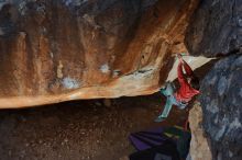 Bouldering in Hueco Tanks on 01/08/2020 with Blue Lizard Climbing and Yoga

Filename: SRM_20200108_1130390.jpg
Aperture: f/5.6
Shutter Speed: 1/250
Body: Canon EOS-1D Mark II
Lens: Canon EF 50mm f/1.8 II