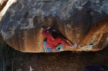 Bouldering in Hueco Tanks on 01/08/2020 with Blue Lizard Climbing and Yoga

Filename: SRM_20200108_1131150.jpg
Aperture: f/5.6
Shutter Speed: 1/250
Body: Canon EOS-1D Mark II
Lens: Canon EF 50mm f/1.8 II