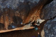 Bouldering in Hueco Tanks on 01/08/2020 with Blue Lizard Climbing and Yoga

Filename: SRM_20200108_1133290.jpg
Aperture: f/5.6
Shutter Speed: 1/250
Body: Canon EOS-1D Mark II
Lens: Canon EF 50mm f/1.8 II