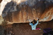 Bouldering in Hueco Tanks on 01/08/2020 with Blue Lizard Climbing and Yoga

Filename: SRM_20200108_1138570.jpg
Aperture: f/5.6
Shutter Speed: 1/250
Body: Canon EOS-1D Mark II
Lens: Canon EF 50mm f/1.8 II