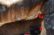 Bouldering in Hueco Tanks on 01/08/2020 with Blue Lizard Climbing and Yoga

Filename: SRM_20200108_1140260.jpg
Aperture: f/5.6
Shutter Speed: 1/250
Body: Canon EOS-1D Mark II
Lens: Canon EF 50mm f/1.8 II